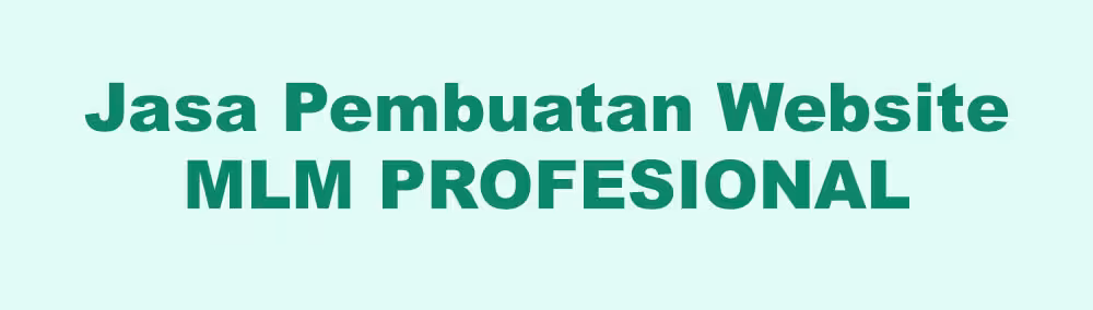 jasa website MLM di Lebak garansi selamanya