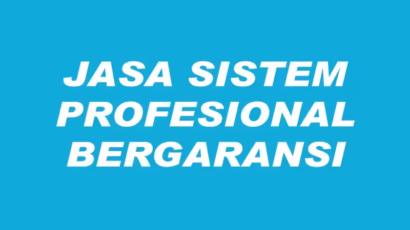 jasa pembuatan sistem profesional Gresik