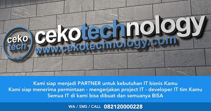 Jasa Pembuatan Website Murah Cekotechnology Terbaik PRO OK Gud