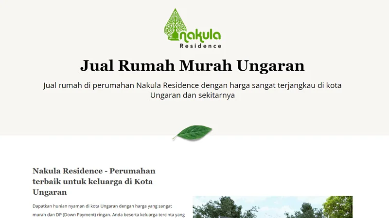 Jasa Pembuatan Website Perumahan Terbaik Termurah Bergaransi