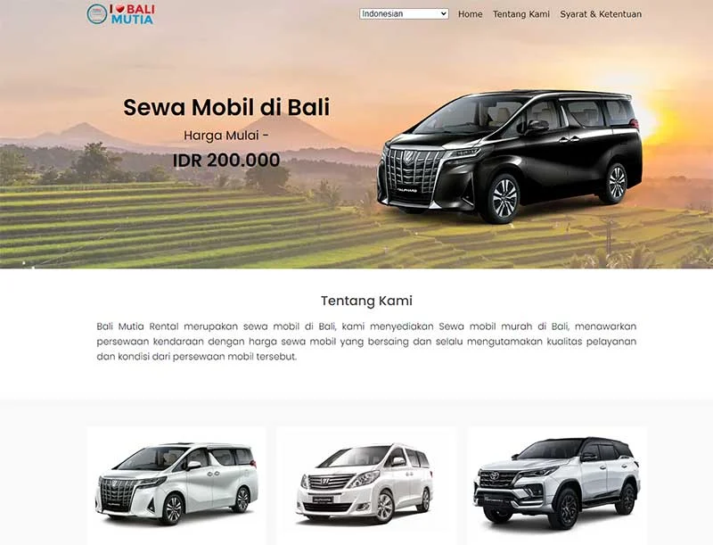 Jasa Pembuatan Website Travel dan Tour Garansi Terbaik