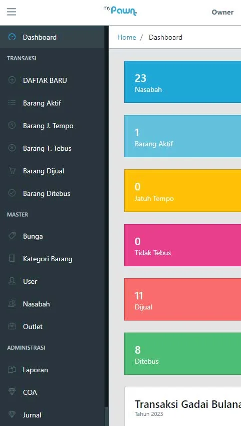 Mobile Jasa Sistem Manajemen Pegadaian 2