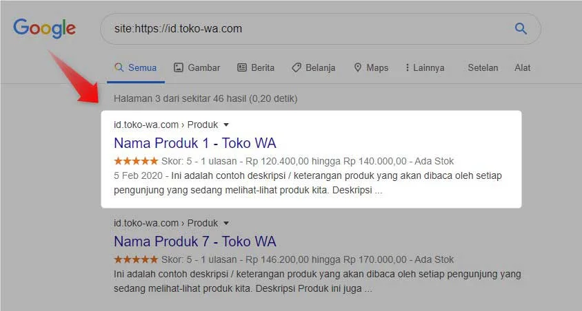 Jasa Website Toko Online WhatsApp SEO Friendly