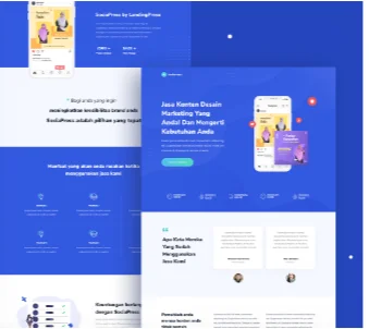Demo Landing Page Desain Jasa Sosmed