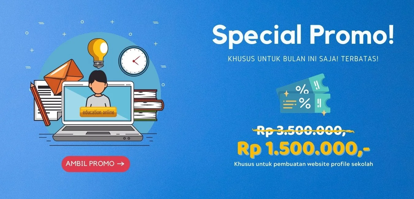 SPESIAL PROMO Jasa Pembuatan Website Sekolah