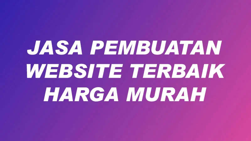 Jasa Website Murah Terbaik Gud Oke Mnatab