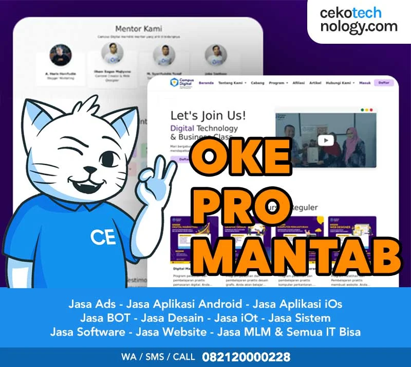Pembuatan Website Service HP