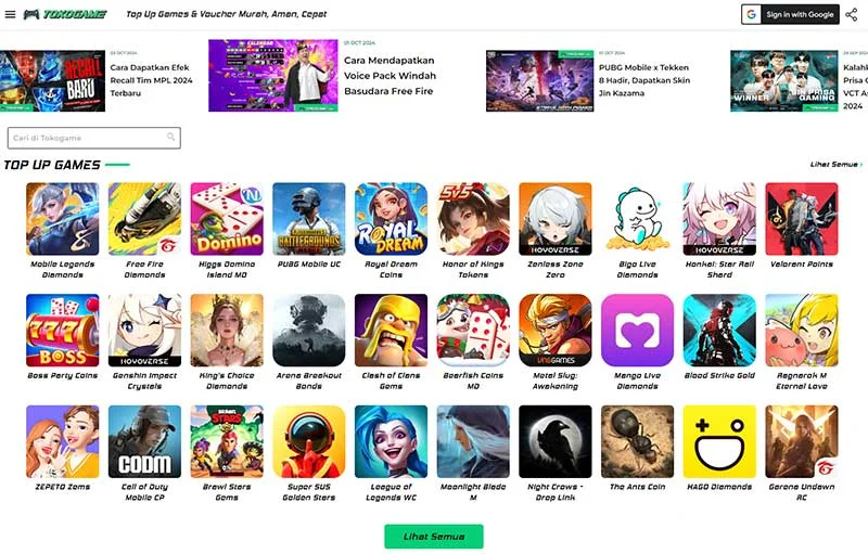 Apa Itu Website Top Up Game