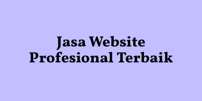 jasa pembuatan website profesional terbaik mantabb